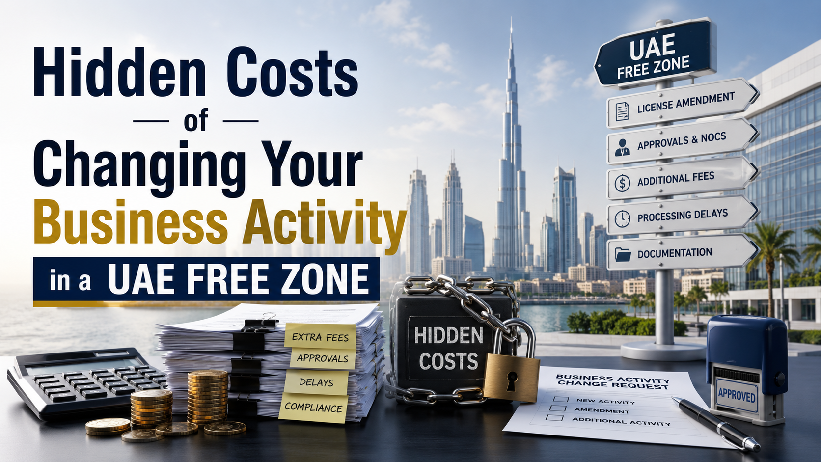 Hidden Costs of Changing Your Business Activity in a UAE Free Zone